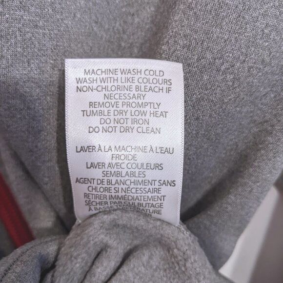Cloudveil grey fleece lined zip up hoodie Small @F - Picture 9 of 13